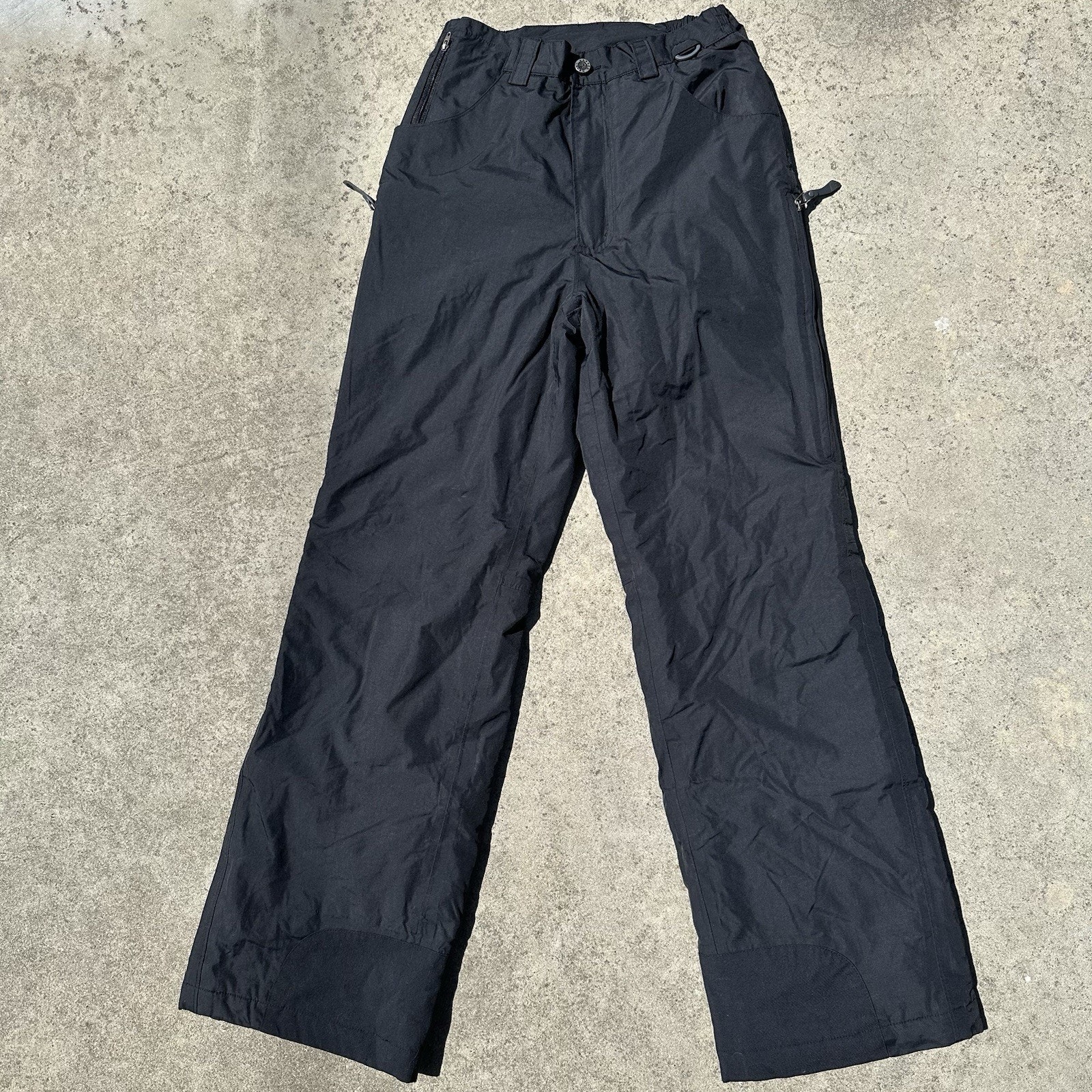 Helly Hansen Snow Pants Womens S Black Insulated Wide Leg Helly Tech 3 Ski Trek